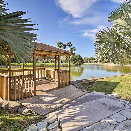 Waterfront Harlingen Home With Pool And Game Room!